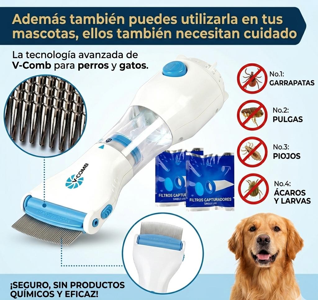 Aspiradora de piojos y liendres